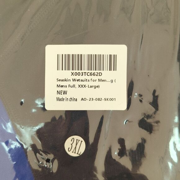 Seaskin Men's Full Wetsuit Size XXXL - Picture 4 of 4